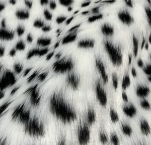 <span class=keywords><strong>Tissu</strong></span> en fausse fourrure à poils longs 100% polyester pour vêtements, jouets et textiles de maison, jacquard léopard et <span class=keywords><strong>dalmatien</strong></span>, style Shanghai - Product Image 6