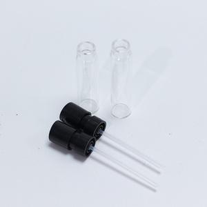 Eco-friendly Recyclable Custom Empty Round clear Perfume Sample <b>Bottle</b> 1.5ml 2ml 3ml 5ml Mini Perfume <b>Bottle</b> With Spray Cap - Product Image 4
