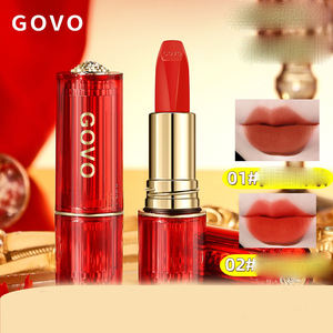 <span class=keywords><strong>GOVO</strong></span> Vente en gros Fabricants de glaçures à lèvres coréennes Gloss à lèvres miroir hydratant non collant rendu rouge à lèvres - Product Image 2