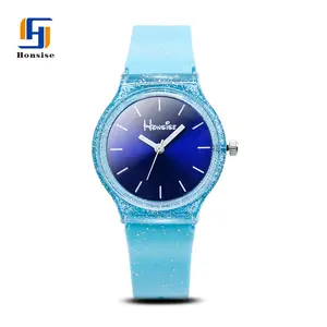China Product Customized Silicone Watch Band Easy To Read Time Quartz Watch Slap Wrist Watch