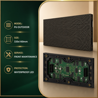 Hochfrequenz P6 Outdoor SMD LED-Bildschirm 192x192mm Vollfarbiges LED-Modul für Bühnenveranstaltungen Videowand