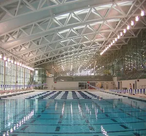 אור פלדת מתכת קירוי מסגור טרומי בית ספר אוניברסיטת בריכת שחייה