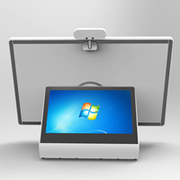 Terminal de point de vente tactile tout-en-un de haute qualité, 21,5 pouces, WiFi 6, Bluetooth 5.2, système de point de vente intelligent Windows, processeur I3