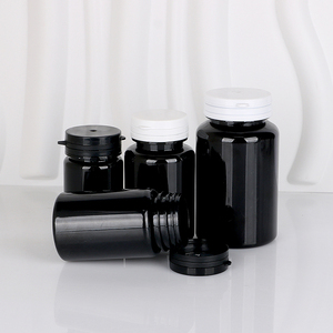 Flacon capsule personnalisé pour emballage pharmaceutique, flacon en plastique PET, pot à pilules pour produits de santé avec bouchon à vis à ouverture facile - Product Image 2