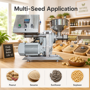 CE-Zertifizierte 15kg/h Speiseöl-Extraktionsmaschine Edelstahl-Schraubenölpresse Automatischer Ölextraktor - Product Image 3
