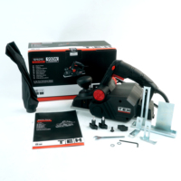 TEH Outil électrique professionnel 900W haute performance Mini rabot à bois portable pour le travail du bois domestique industriel à main électrique