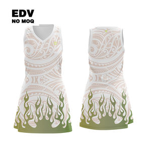 ชุดเดรสเทนนิสสำหรับผู้หญิงแบบซับลิเมชั่นลายตาข่ายสั้นสำหรับการแข่งขันกีฬาฤดูร้อนจาก Supplier Workout Club - Product Image 5