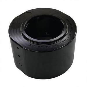 Carcasa de Lente de Cámara de Aluminio Anodizado Negro Personalizada, Mecanizada por CNC de 5 Ejes - Product Image 1