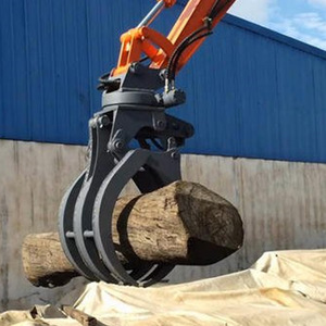 Durable Hydraulic Rotating <b>Log</b> Grapple, Heavy Duty Wood Grab for Construction and Engineering - Product Image 4