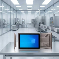 Panel PC Industrial J1900 de 12.1 Pulgadas, IP65 Resistente al Agua, Pantalla Táctil Todo en Uno, 8GB de RAM, en Stock