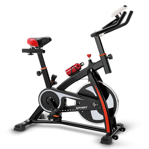 <span class=keywords><strong>Bicicleta</strong></span> estática de spinning <span class=keywords><strong>con</strong></span> volante de acero para ejercicio en casa o gimnasio - ¡Gran oferta! - Product Image 3