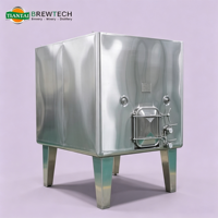 Fermenteur à vin carré fermé de 1000 L en acier inoxydable pour vin rouge et vin blanc