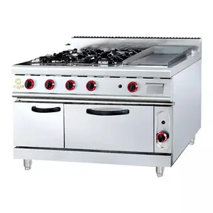 Custom Factory direct lowest price high quality combi steam gas 3 deck pizza oven 6 tray with chaine
