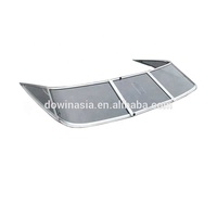 DOWIN Pare-brise à cadre en aluminium de taille personnalisée de couleur grise pour bateaux