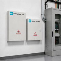 Boîtier de distribution électrique étanche IP65 en acier, deux tailles, vente directe usine pour approvisionnement mondial en gros