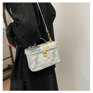 Borse a Scatola in Pelle PU di Alta Qualità per Donne, Borse a Spalla alla Moda per Ragazze, Shopping Online su Alibaba - Product Image 4