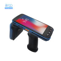 Lecteur portatif uhf android, 865-928mhz, lecteur rfid 2d, en stock, pour système de entrepôt