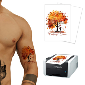 Autocollants <span class=keywords><strong>de</strong></span> tatouage temporaires gratuits KeMeng en film laser pour hommes, femmes et enfants - Motifs animaux DIY Tigre, Loup, Crâne <span class=keywords><strong>de</strong></span> la <span class=keywords><strong>Mort</strong></span> - Product Image 1