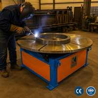 Table rotative de soudage à vitesse variable, plateau tournant industriel pour soudage circonférentiel