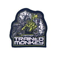 Patch décoratif tactique en velcro brodé, badge moral pour sac à dos, veste, chapeau, patch décoratif personnalisé à boucle et crochets