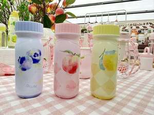 Bouteille isotherme en acier inoxydable DILLER 380 ml avec infuseur à thé, <span class=keywords><strong>thermos</strong></span> à motif de fruits pour boissons chaudes et froides - Product Image 5