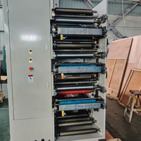Machine d'impression flexographique pour gobelets en papier, imprimante haute précision 5 couleurs, largeur de rouleau 660-950 mm, traitement Corona, séchage UV