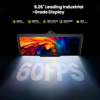Cámara para Auto de Alta Gama con Pantalla IPS de 10.26 Pulgadas, 60FPS, 1600x600, Car Play, Grabación Dual HD Trasera, Función de Espejo y Asistencia de Reversa RGB