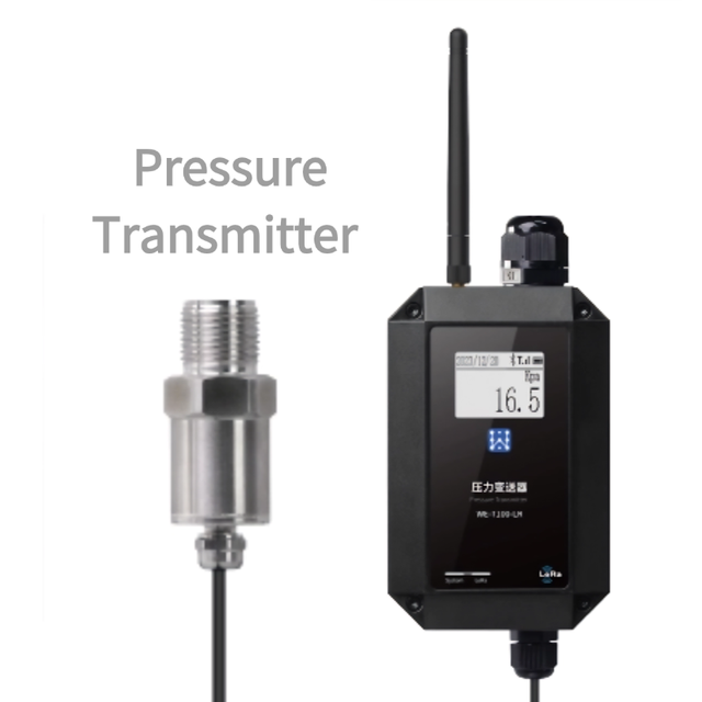 Manufacturer LoRa 0-4MPa Water Pressure Sensor with LCD Display 0.1% High Accuracy Transmitter for Smart Agriculture Irrigation