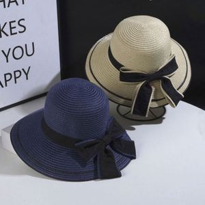 Sombrero de Paja para Mujer, para Verano, Playa, Protección Solar, con Lazo - Product Image 3