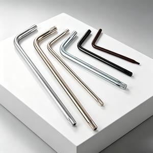 Llave de Tubo Hexagonal Métrica en Forma de L de Acero Aleado Galvanizado al por Mayor para Instalación de Muebles y Componentes Eléctricos - Product Image 1