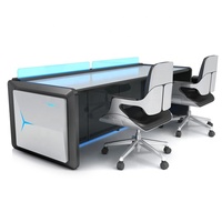 Centre de contrôle moderne personnalisé Console de commande Table Salle de surveillance Bureau