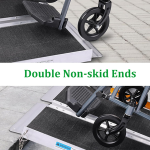 Leichte und Transport rampe Homecare Faltbare Aluminium-Rollstuhl rampe - Product Image 6