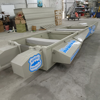Bateau Pliable en Plastique Portable 2,5m 3m 4m 5,5m Léger pour la Pêche en Camping Lac Rivière