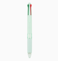 Stylo bille rétractable multicolore 4 en 1 avec logo personnalisé, écriture fluide, cadeau promotionnel d'entreprise