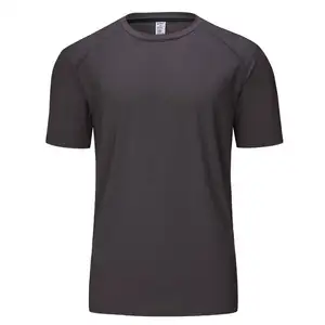 Özel düşük MOQ kuru Fit tasarım Spandex spor penye Ring bükülmüş pamuk Hanes performans spor Tee T Shirt tişört erkek t-shirt