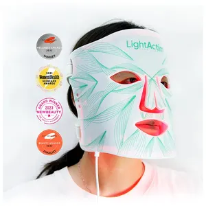 OMNILUX CONTOUR FACE LED MASKE Korean Beauty LED Infrarot-Gesichts maske für den Heimgebrauch Gesicht 7 Farben Gesichts aufhellung instrument