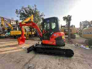 Mini-excavatrice Kubota U55 d'occasion 100% japonaise à vendre, bon état, prix attractif, poids opérationnel de 5 tonnes, composants essentiels inclus - Product Image 6