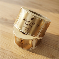 Étiquettes de parfum personnalisées en rouleau, autocollants imperméables en feuille d'or, ensemble d'étiquettes mates pour la marque de parfums de luxe