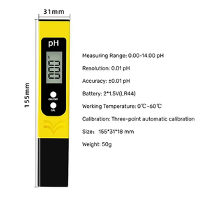 Testeur de qualité de l'eau numérique LCD de précision 0,1 <span class=keywords><strong>pH</strong></span> avec logo personnalisé, <span class=keywords><strong>pH</strong></span>-mètre portable pour l'eau potable, les spas et les laboratoires - Product Image 5