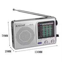 Vofull Mini AM/FM/SW1-7 9-Band-Taschenradio KK-9 DC Batterie betriebenes Vollband-Mobilfunk Radio Günstiges Kurzwellen radio