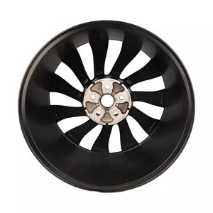 Jantes en alliage d'aluminium forgé sur mesure 21x9,5 pouces style <span class=keywords><strong>Uberturbine</strong></span> pour <span class=keywords><strong>Tesla</strong></span> Model Y 2020-2023, amélioration des roues avant - Product Image 5