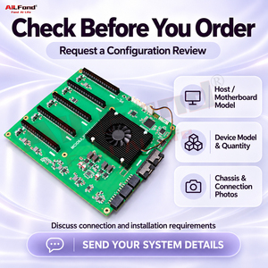 Tarjeta de Expansión PSW63104 PCIe5.0 para 5 GPU, Compatible con H200 H100 RTX PRO6000 5090 4090 4080, para Servidores y Estaciones de Trabajo de IA - Product Image 3