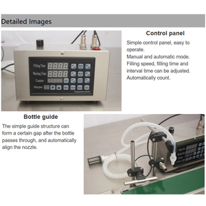 HZPK Automatic Liquid Filling Machine Cosmetic Bottles Single 10-100ml Filling Machine for <b>Small</b> Business - Product Image 3
