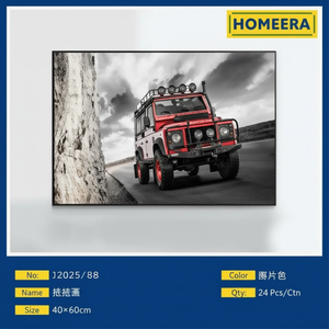 Set da parete in cristallo 40x60cm con cornice in oro nero da 24 pezzi per decorazioni per la casa - Product Image 1