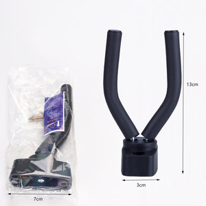Support mural antidérapant en métal pour guitare, ukulélé, <span class=keywords><strong>violon</strong></span>, basse et autres instruments - Product Image 2