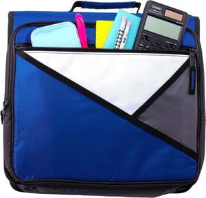 Échantillon gratuit BSCI Classeur portable à fermeture éclair à 3 anneaux de 2 pouces Capacité de 500 feuilles avec poche zippée Organisateur multi-poches Classeur à fermeture éclair - Product Image 1