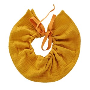 Baberos para bebé Qidou, de gasa de cuatro capas, de color liso, con cordón, para bebés y niños pequeños de 0 a 3 años - Product Image 5