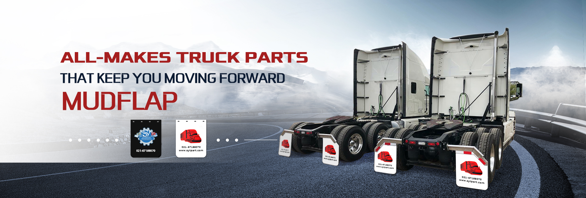 Custom PVC Rubber Trailer Fenders with Printed Logo Products from SY