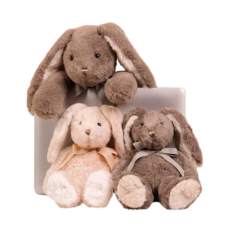 제조 낮은 가격 박제 동물 토끼 봉제 인형 귀여운 루핑 활 토끼 어린이 선물