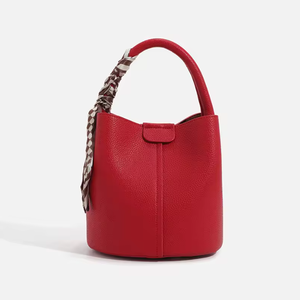 Customized high-quality PU leather luxury women's <b>handbag</b>, casual women's bucket bag - Product Image 5